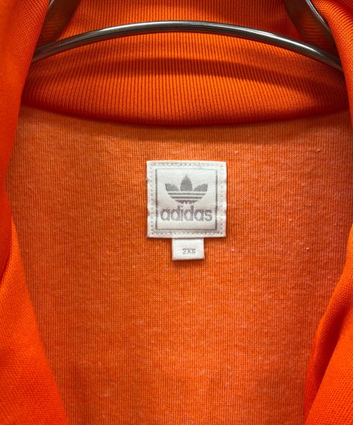 adidas Originals（アディダスオリジナル）adidas originals (アディダスオリジナル) トラックジャケット オレンジ×ホワイト サイズ:2XSの古着・服飾アイテム