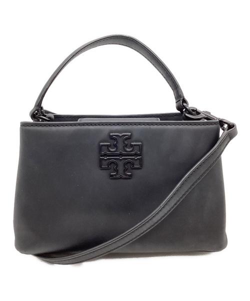 TORY BURCH（トリーバーチ）TORY BURCH (トリーバーチ) TORY BURCH　Britten Matte Micro Satchel　ショルダーバッグ ブラックの古着・服飾アイテム