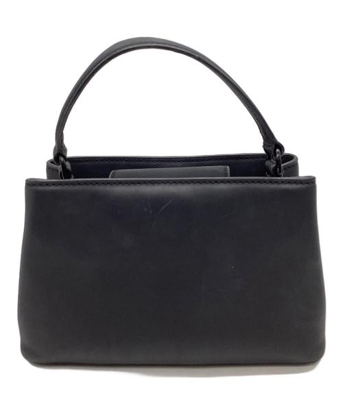 TORY BURCH（トリーバーチ）TORY BURCH (トリーバーチ) TORY BURCH　Britten Matte Micro Satchel　ショルダーバッグ ブラックの古着・服飾アイテム