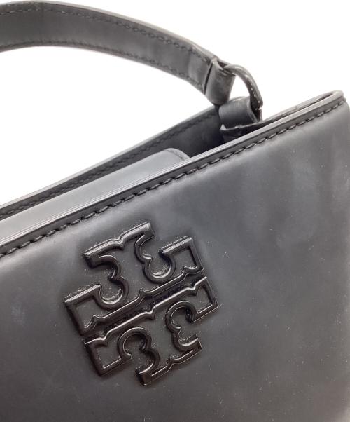 TORY BURCH（トリーバーチ）TORY BURCH (トリーバーチ) TORY BURCH　Britten Matte Micro Satchel　ショルダーバッグ ブラックの古着・服飾アイテム