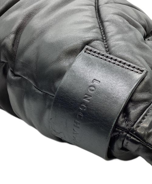 LONGCHAMP（ロンシャン）LONGCHAMP (ロンシャン) LONGCHAMP　ルプリアージュキュイール　ワンショルダーバッグ ブラックの古着・服飾アイテム