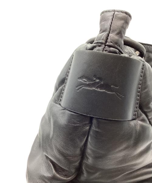 LONGCHAMP（ロンシャン）LONGCHAMP (ロンシャン) LONGCHAMP　ルプリアージュキュイール　ワンショルダーバッグ ブラックの古着・服飾アイテム