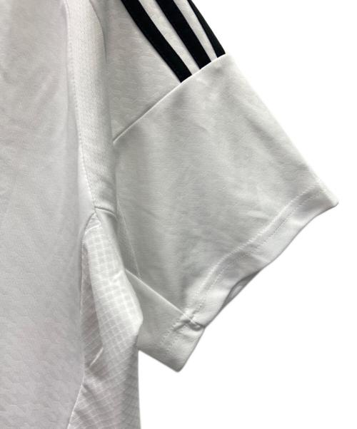 adidas（アディダス）adidas (アディダス) adidas　レアルマドリード/レプリカゲームシャツ　半袖カットソー ホワイト×ブラック サイズ:XLの古着・服飾アイテム