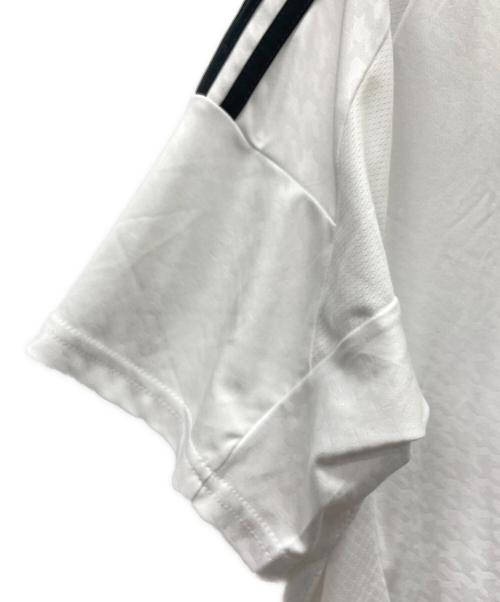 adidas（アディダス）adidas (アディダス) adidas　レアルマドリード/レプリカゲームシャツ　半袖カットソー ホワイト×ブラック サイズ:XLの古着・服飾アイテム