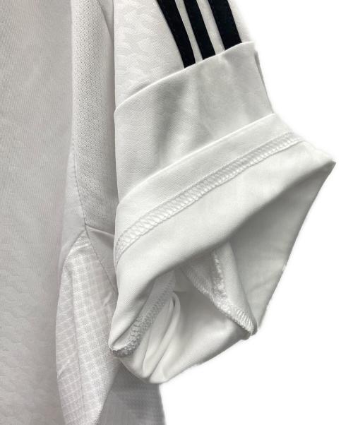 adidas（アディダス）adidas (アディダス) adidas　レアルマドリード/レプリカゲームシャツ　半袖カットソー ホワイト×ブラック サイズ:XLの古着・服飾アイテム
