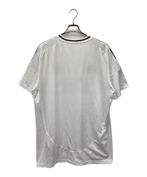 adidas（アディダス）adidas (アディダス) adidas　レアルマドリード/レプリカゲームシャツ　半袖カットソー ホワイト×ブラック サイズ:XLの古着・服飾アイテム