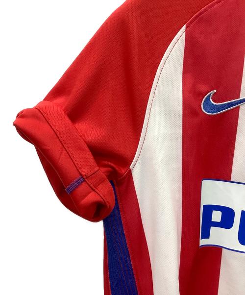NIKE（ナイキ）NIKE (ナイキ) 半袖カットソー レッド×ブルー サイズ:Sの古着・服飾アイテム