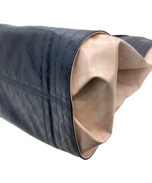 GHERARDINI（ゲラルディーニ）GHERARDINI (ゲラルディーニ) GHERARDINI　トートバッグ　ソフティ ネイビー×ピンクの古着・服飾アイテム