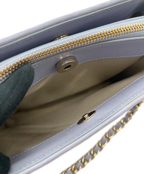 FURLA（フルラ）FURLA (フルラ) チェーンショルダーバッグ スカイブルーの古着・服飾アイテム