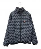 DIESELディーゼル）の古着「DIESEL　ナイロンジャケット」｜グレー×ブルー