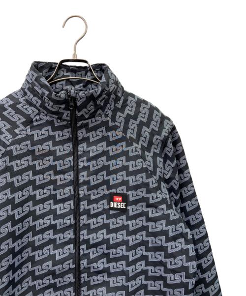 DIESEL（ディーゼル）DIESEL (ディーゼル) DIESEL　ナイロンジャケット グレー×ブルー サイズ:Mの古着・服飾アイテム