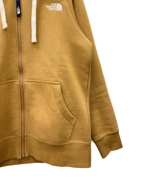 THE NORTH FACE（ザ ノース フェイス）THE NORTH FACE (ザ ノース フェイス) ジップパーカー ベージュ×ホワイト サイズ:Mの古着・服飾アイテム