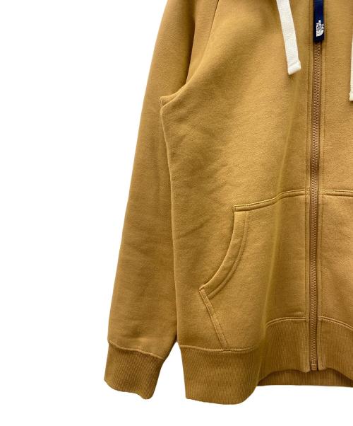 THE NORTH FACE（ザ ノース フェイス）THE NORTH FACE (ザ ノース フェイス) ジップパーカー ベージュ×ホワイト サイズ:Mの古着・服飾アイテム