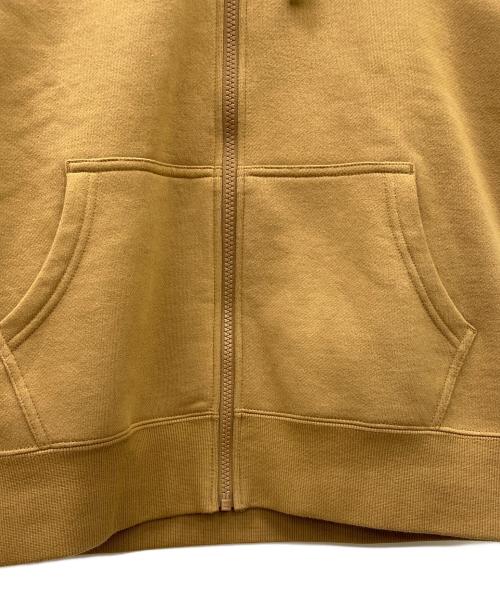 THE NORTH FACE（ザ ノース フェイス）THE NORTH FACE (ザ ノース フェイス) ジップパーカー ベージュ×ホワイト サイズ:Mの古着・服飾アイテム