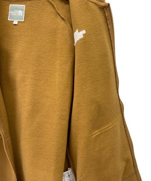 THE NORTH FACE（ザ ノース フェイス）THE NORTH FACE (ザ ノース フェイス) ジップパーカー ベージュ×ホワイト サイズ:Mの古着・服飾アイテム