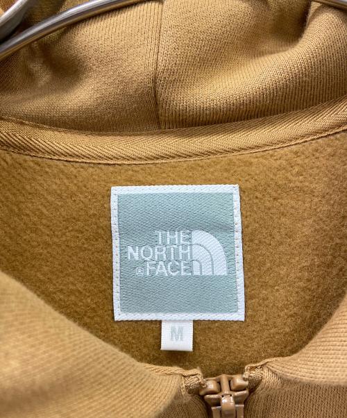 THE NORTH FACE（ザ ノース フェイス）THE NORTH FACE (ザ ノース フェイス) ジップパーカー ベージュ×ホワイト サイズ:Mの古着・服飾アイテム