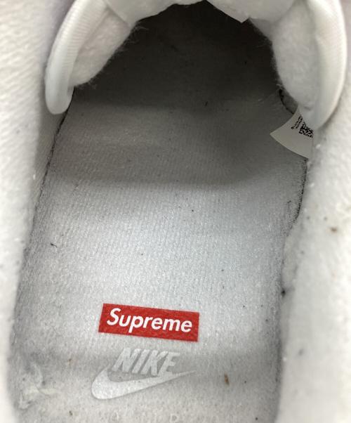 NIKE（ナイキ）NIKE (ナイキ) Supreme (シュプリーム) NIKE　Supreme　AIRFORCE1 LOW　スニーカー ホワイト サイズ:26.5ｃｍの古着・服飾アイテム