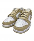 NIKEナイキ）の古着「ローカットスニーカー」｜ベージュ×ホワイト