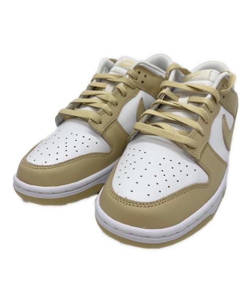 NIKE（ナイキ）NIKE (ナイキ) ローカットスニーカー ベージュ×ホワイト サイズ:27.5cmの古着・服飾アイテム