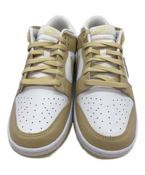 NIKE（ナイキ）NIKE (ナイキ) ローカットスニーカー ベージュ×ホワイト サイズ:27.5cmの古着・服飾アイテム