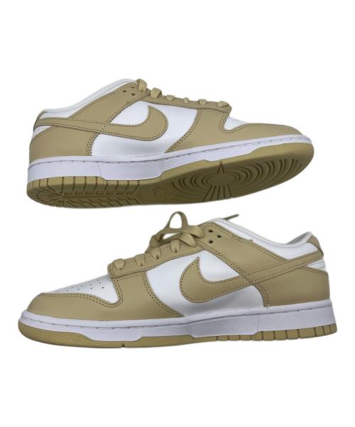 NIKE（ナイキ）NIKE (ナイキ) ローカットスニーカー ベージュ×ホワイト サイズ:27.5cmの古着・服飾アイテム