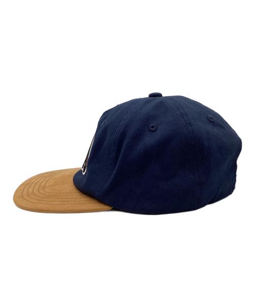 HUMAN MADE（ヒューマンメイド）HUMAN MADE (ヒューマンメイド) くま刺繍キャップ ネイビー×ブラウン サイズ:なしの古着・服飾アイテム