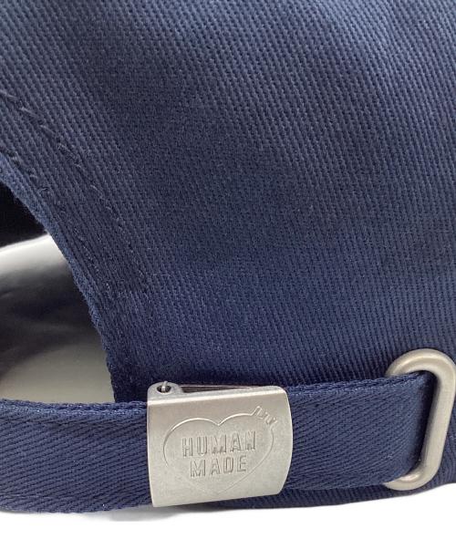 HUMAN MADE（ヒューマンメイド）HUMAN MADE (ヒューマンメイド) くま刺繍キャップ ネイビー×ブラウン サイズ:なしの古着・服飾アイテム