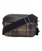 COACHコーチ）の古着「COACH　ショルダーバッグ」｜ブラウン×ブラック