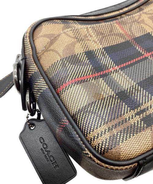 COACH（コーチ）COACH (コーチ) COACH　ショルダーバッグ ブラウン×ブラックの古着・服飾アイテム