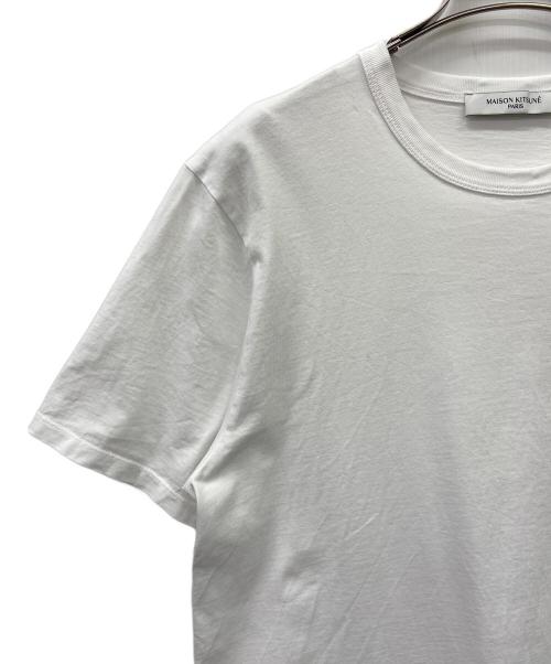 maison kitsune（メゾンキツネ）MAISON KITSUNE (メゾンキツネ) 半袖カットソー ホワイト サイズ:Mの古着・服飾アイテム