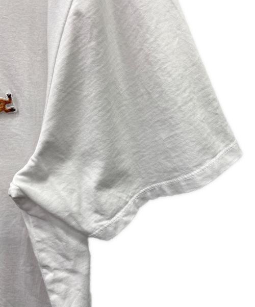 maison kitsune（メゾンキツネ）MAISON KITSUNE (メゾンキツネ) 半袖カットソー ホワイト サイズ:Mの古着・服飾アイテム