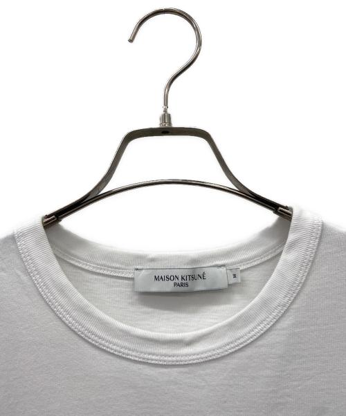 maison kitsune（メゾンキツネ）MAISON KITSUNE (メゾンキツネ) 半袖カットソー ホワイト サイズ:Mの古着・服飾アイテム