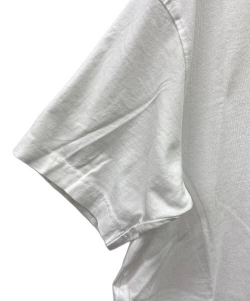 LACOSTE（ラコステ）LACOSTE (ラコステ) COMME des GARCONS SHIRT (コムデギャルソンシャツ) 半袖カットソー ホワイト サイズ:Mの古着・服飾アイテム