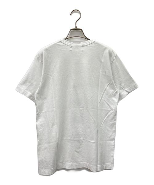 LACOSTE（ラコステ）LACOSTE (ラコステ) COMME des GARCONS SHIRT (コムデギャルソンシャツ) 半袖カットソー ホワイト サイズ:Mの古着・服飾アイテム