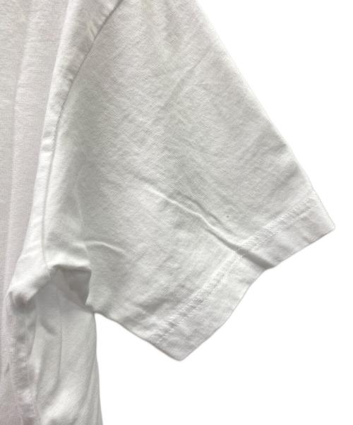 LACOSTE（ラコステ）LACOSTE (ラコステ) COMME des GARCONS SHIRT (コムデギャルソンシャツ) 半袖カットソー ホワイト サイズ:Mの古着・服飾アイテム