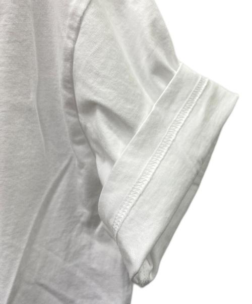 LACOSTE（ラコステ）LACOSTE (ラコステ) COMME des GARCONS SHIRT (コムデギャルソンシャツ) 半袖カットソー ホワイト サイズ:Mの古着・服飾アイテム