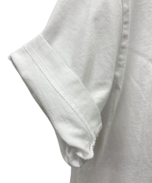 LACOSTE（ラコステ）LACOSTE (ラコステ) COMME des GARCONS SHIRT (コムデギャルソンシャツ) 半袖カットソー ホワイト サイズ:Mの古着・服飾アイテム