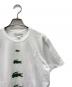 LACOSTE (ラコステ) COMME des GARCONS SHIRT (コムデギャルソンシャツ) 半袖カットソー ホワイト サイズ:M：10000円