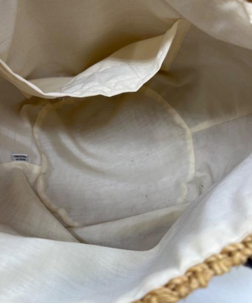 nouer（ヌエール）nouer (ヌエール) カゴバッグ ナチュラルの古着・服飾アイテム