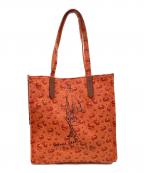 COACHコーチ）の古着「COACH　ボニーカシン　トートバッグ」｜オレンジ