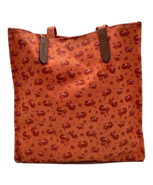 COACH（コーチ）COACH (コーチ) COACH　ボニーカシン　トートバッグ オレンジの古着・服飾アイテム