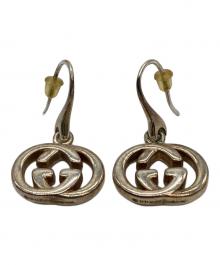 GUCCI（グッチ）の古着「GUCCI　SILVER925　Gロゴペアピアス」｜シルバー