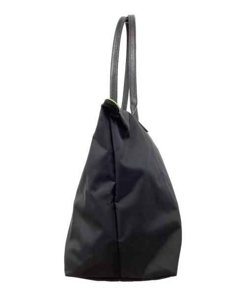 LONGCHAMP（ロンシャン）LONGCHAMP (ロンシャン) LONGCHAMP　ルプリアージュ　トートバッグ ブラックの古着・服飾アイテム
