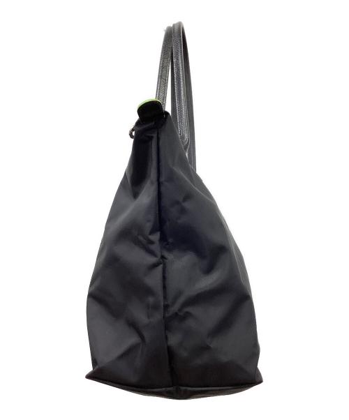 LONGCHAMP（ロンシャン）LONGCHAMP (ロンシャン) LONGCHAMP　ルプリアージュ　トートバッグ ブラックの古着・服飾アイテム