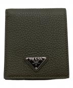 PRADAプラダ）の古着「PRADA　2つ折り財布」｜オリーブ