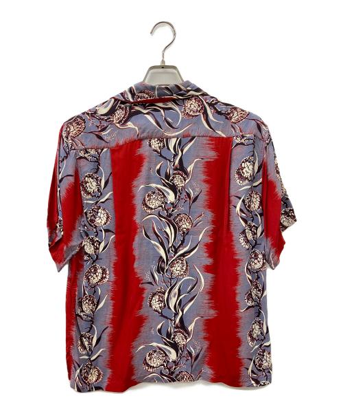 WIND AND SEA（ウィンダンシー）WIND AND SEA (ウィンダンシー) Sun Surf (サンサーフ) アロハシャツ グレー×レッド サイズ:Sの古着・服飾アイテム