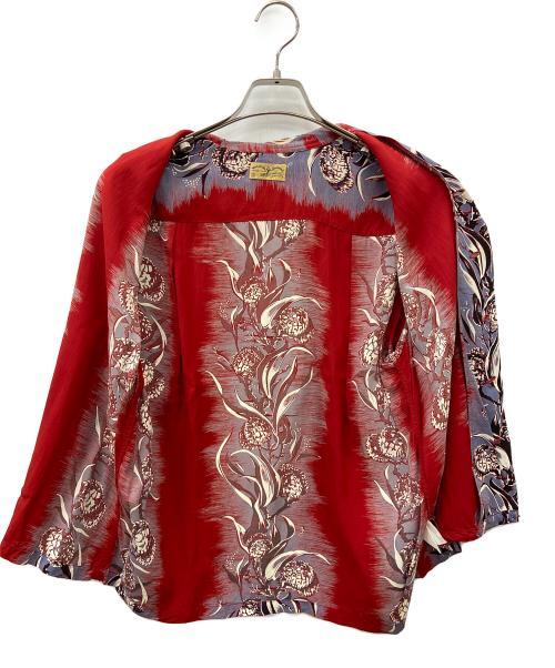 WIND AND SEA（ウィンダンシー）WIND AND SEA (ウィンダンシー) Sun Surf (サンサーフ) アロハシャツ グレー×レッド サイズ:Sの古着・服飾アイテム