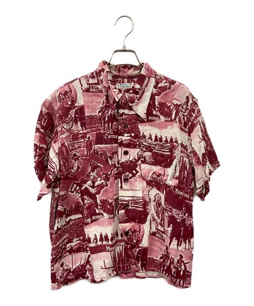 Sun Surf（サンサーフ）Sun Surf (サンサーフ) Sun Surf　アロハシャツ レッド サイズ:Sの古着・服飾アイテム