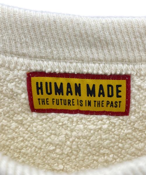 HUMAN MADE（ヒューマンメイド）HUMAN MADE (ヒューマンメイド) スウェット アイボリー サイズ:Mの古着・服飾アイテム