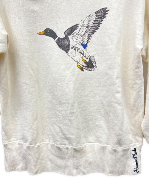 HUMAN MADE（ヒューマンメイド）HUMAN MADE (ヒューマンメイド) スウェット アイボリー サイズ:Mの古着・服飾アイテム